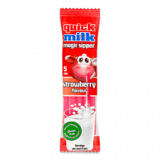 Карамель Quick Milk «Чарівна соломка» полуниця цукрова mini slide 1