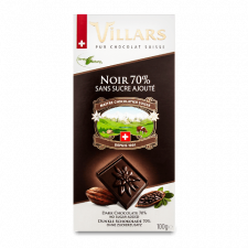 Шоколад чорний Villars без цукру mini slide 1