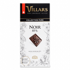 Шоколад чорний Villars 85% mini slide 1