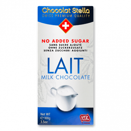 Шоколад молочний Chocolat Stella без цукру slide 1