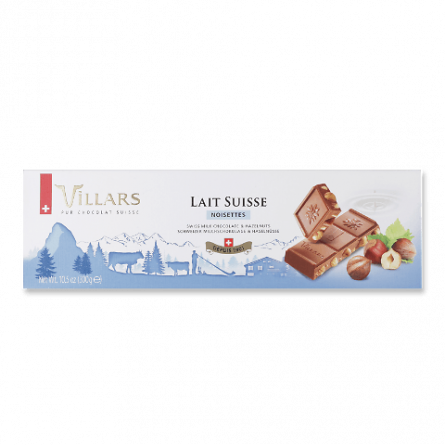 Шоколад молочний Villars з фундуком slide 1