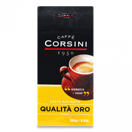 Кава мелена Corsini Qualita' Oro смажена натуральна slide 1