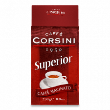 Кава мелена Corsini Superior смажена натуральна mini slide 1