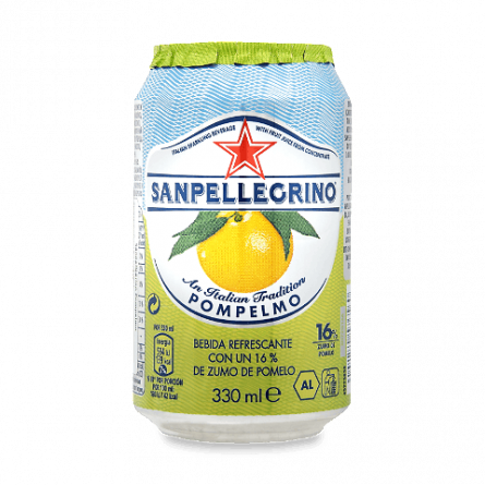 Напій соковий Sanpellegrino Pompelmo газований з/б slide 1