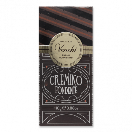 Шоколад чорний Venchi Cremino з пастою фундук-мигдаль