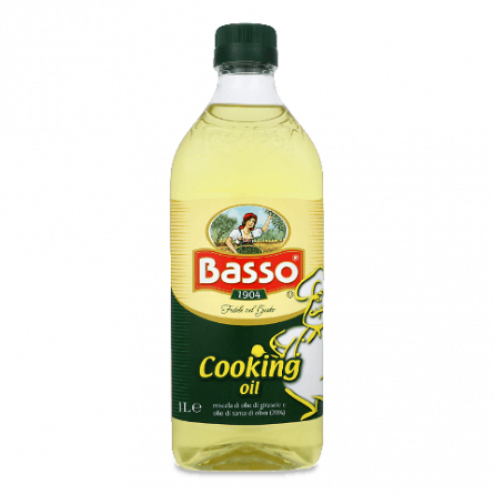 Олія Basso для смаження соняшниково-оливкова
