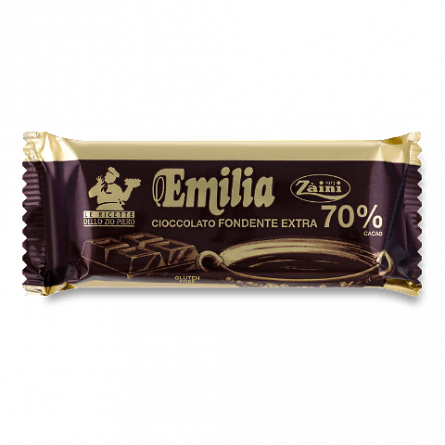 Шоколад чорний Emilia 70% slide 1