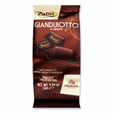 Цукерки Zaini Gianduitto з фундуком з чорного шоколаду mini slide 1