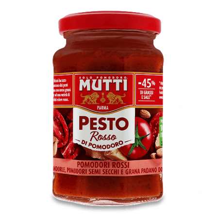 Соус Mutti «Песто» з червоних томатів