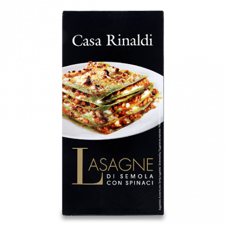 Лазанья Casa Rinaldi тверді сорти пшениці-шпинат slide 1