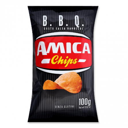 Чипси Amica картопляні зі смаком барбекю slide 1