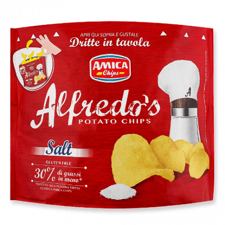 Чипси Alfredo's картопляні з сіллю slide 1