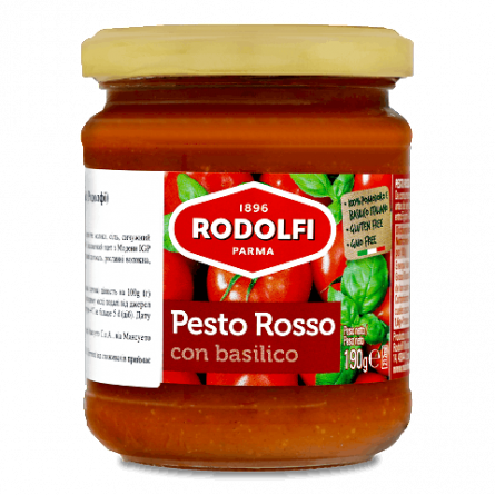 Соус Rodolfi Mansueto песто томати-базилік slide 1