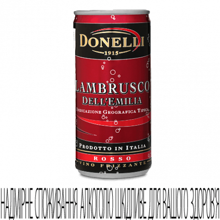 Вино ігристе Donelli Lambrusco Emilia Red slide 1