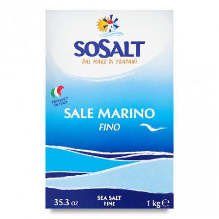 Сіль Sosalt морська дрібного помелу slide 1