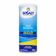 Сіль Sosalt морська йодована дрібного помелу mini slide 1