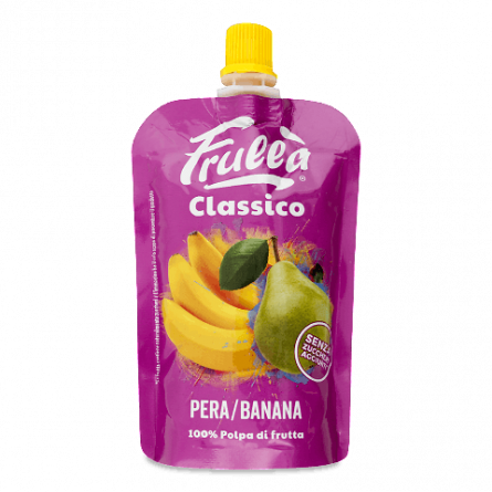 Пюре фруктове Frulla груша-банан без цукру slide 1