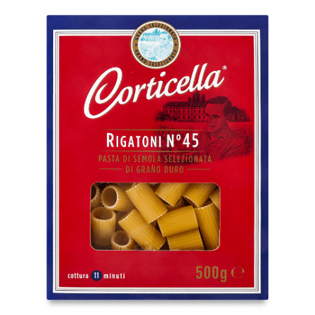 Вироби макаронні Corticella Рігатоні slide 1