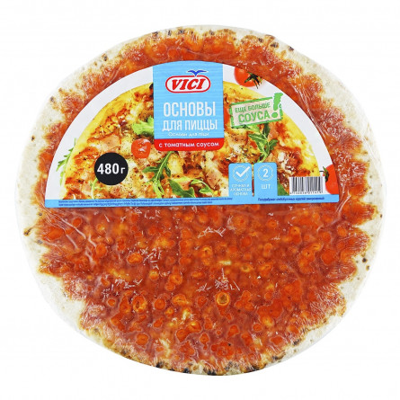 Основа для піци Vici з томатним соусом 480г slide 1