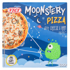 Пицца Vici Moonstery с ветчиной и с сыром моцарелла замороженая 300г mini slide 1