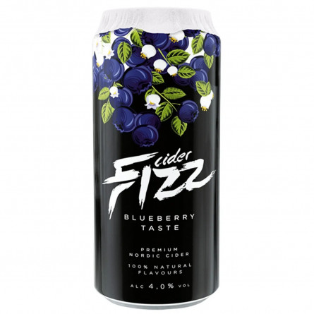 Сидр Fizz Bluberry 4.7%  0,5л