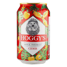 Сидр Hoggy's Paradise яблоко ж/б 4.5% 0.33л mini slide 1