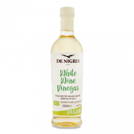 Оцет De Nigris з білого вина органічний slide 1