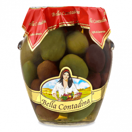 Оливки Bella Contadina мікс в розсолі slide 1
