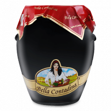 Оливки Bella Contadina Bella de Cerignola чорні mini slide 1