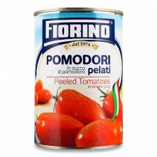 Томати Fiorino очищені цілі в томатному соку mini slide 1