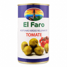Оливки El Faro фаршировані томатами mini slide 1