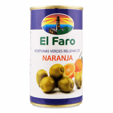 Оливки El Faro фаршировані апельсином mini slide 1