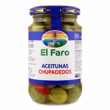 Оливки El Faro Chupadedos зелені mini slide 1