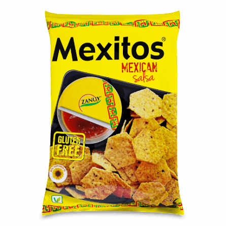 Набір Zanuy Mexitos чипси і мексиканський соус 180 г slide 1