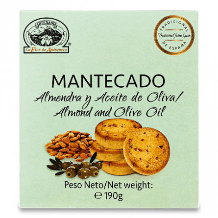 Печиво La Flor de Antequera «Монтекадо» мигдаль-олія slide 1