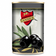 Оливки Sanmer чорні без кісточки mini slide 1
