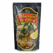 Оливки Maestro De Oliva з лимоном пет mini slide 1