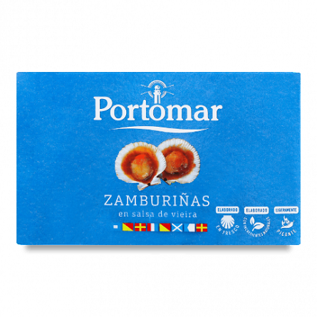 Гребінці морські Portomar в томатному соусі вієра slide 1