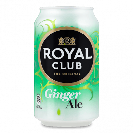 Напій Royal Club «Імбирний ель» безалкогольний газований