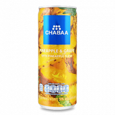Напій Chabaa Pineapple & White Grape Juice з/б mini slide 1