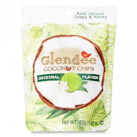 Чипси Glendee кокосові солодкі slide 1