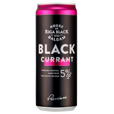 Напій слабоалкогольний Riga Black Balsam Currant газований 5% 0,33л mini slide 1