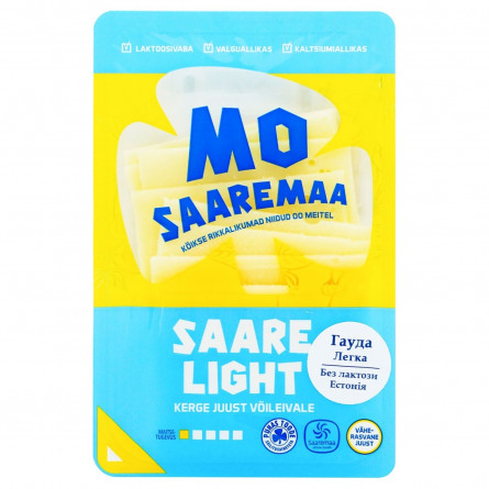 Сир Saaremaa Saare Light Гауда Легка без лактози та без глютену 15% 150г slide 1