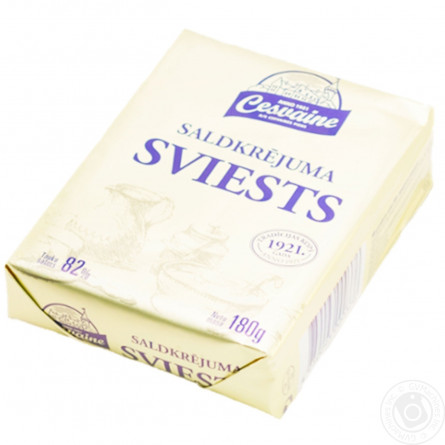 Масло Cesvaines 82% солодковершкове 180г slide 1