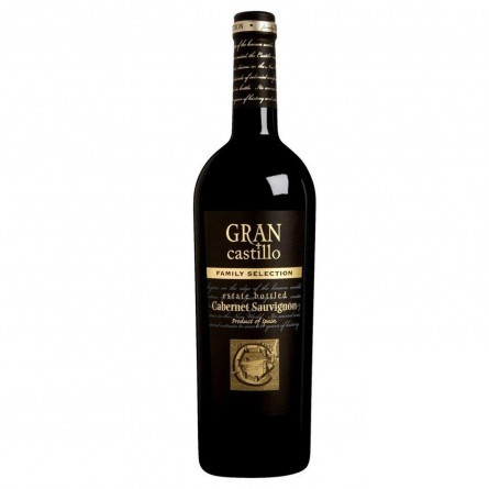 Вино Gran Castillo Cabernet Sauvignon червоне напівсухе 12,5% 0,75л