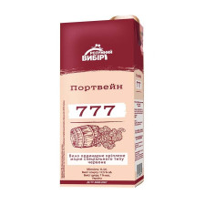 Вино 1 л Разумный выбор Портвейн 777 красное крепкое 17,5% об Украина mini slide 1