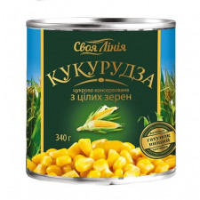 Кукурудза 340г Своя лінія цукрова консервована mini slide 1
