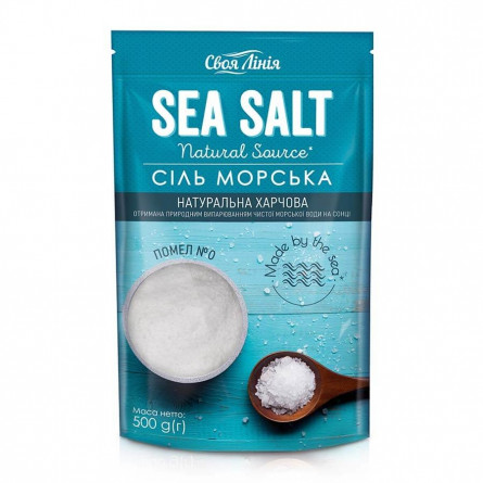 Соль 0,5 кг Своя Линия морская натуральная пищевая помол №0 slide 1