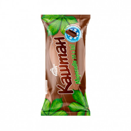 Мороженое Разумный выбор Каштан эскимо с какао в глазури 75г
