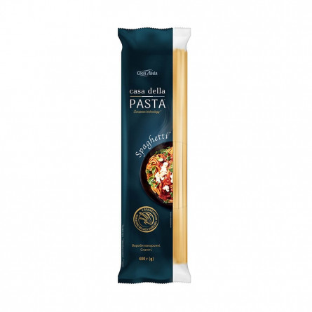 Макаронные изделия 400 г Своя Линия Casa della pasta Спагетти slide 1